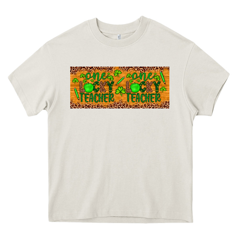 Western St. Patrick's Day One Lucky Teacher Heavy Core Tee by Artiststas | Teevron