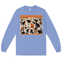 Colony Blue cowhide dripping glitter tumbler Long Sleeve Tee - Jasminsmagicworld