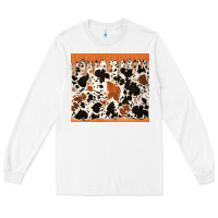White cowhide dripping glitter tumbler Long Sleeve Tee - Jasminsmagicworld