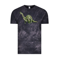 Cloud Black dinosaur brontosaurus Vintage Tee - Artiststas