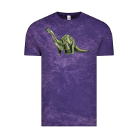 Cloud Purple dinosaur brontosaurus Vintage Tee - Artiststas