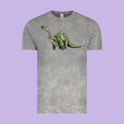 Dinosaur Brontosaurus Vintage Tee Designed By Artiststas