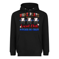 Black home plate social club pitches be crazy Heavyweight Hoodie - Artiststas