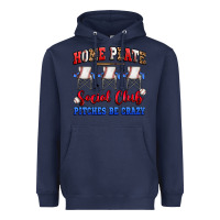 Navy home plate social club pitches be crazy Heavyweight Hoodie - Artiststas
