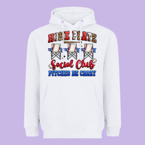 Home Plate Social Club Pitches Be Crazy Heavyweight Hoodie Designed By Artiststas