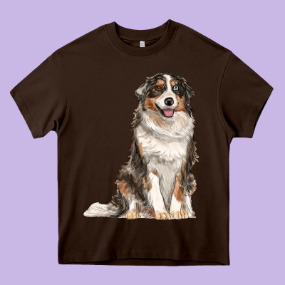Heavy Core Tee Australian shepherd