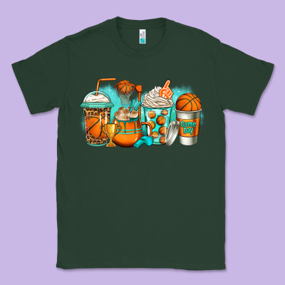 Basketball Coffee Cups Classic Tee Designed By Jasminsmagicworld