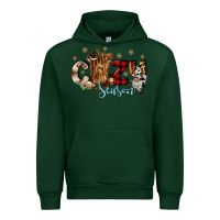 Forest Green cozy season Urban Hoodie - CowGirlArtShop