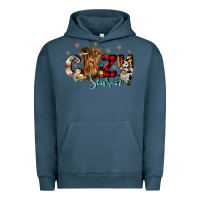 Pigment Midnight Navy cozy season Urban Hoodie - CowGirlArtShop