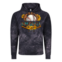 Cloud Black western baseball with sunflower Vintage Hoodie - BundleAndBundleShop