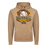 Vintage Coffee western baseball with sunflower Vintage Hoodie - BundleAndBundleShop
