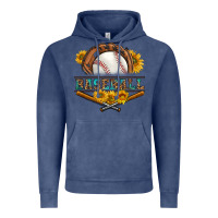 Vintage Denim western baseball with sunflower Vintage Hoodie - BundleAndBundleShop