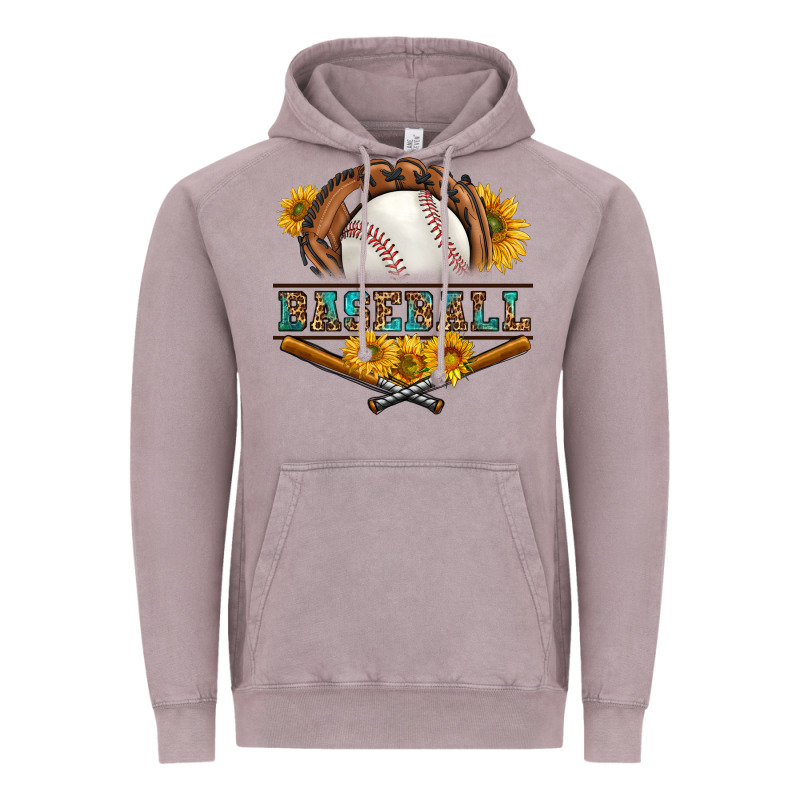 Western Baseball With Sunflower Vintage Hoodie by BundleAndBundleShop | Teevron