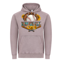 Vintage Zinc western baseball with sunflower Vintage Hoodie - BundleAndBundleShop