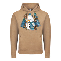 Vintage Coffee Snowman Winter Vintage Hoodie - RanaPortraitStore