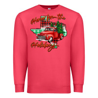 Cardinal home for the holidays texas Premium Sweatshirt - BarkalooDesign