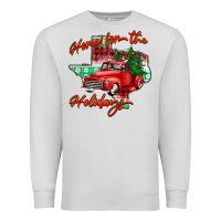 Dove Grey home for the holidays texas Premium Sweatshirt - BarkalooDesign