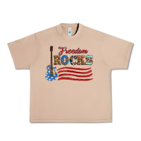 Burro freedom rocks with guitar Urban Heavy Tee - Artiststas