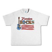 Lunar Rock freedom rocks with guitar Urban Heavy Tee - Artiststas