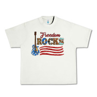 Pistachio freedom rocks with guitar Urban Heavy Tee - Artiststas