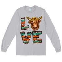 Moon Dust love highland cow Long Sleeve Tee - Jasminsmagicworld