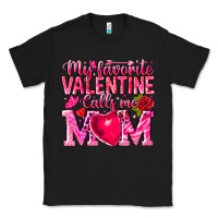 Black My Favorite Valentine Calls Me Classic Tee - CowhideDigitalArt