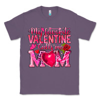 Lavender My Favorite Valentine Calls Me Classic Tee - CowhideDigitalArt