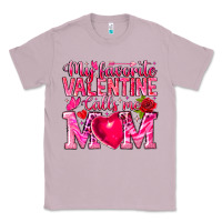 Lilac My Favorite Valentine Calls Me Classic Tee - CowhideDigitalArt
