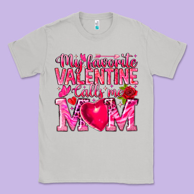My Favorite Valentine Calls Me Classic Tee Designed By Cowhidedigitalart