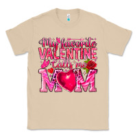 Mushroom My Favorite Valentine Calls Me Classic Tee - CowhideDigitalArt