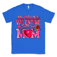 True Royal My Favorite Valentine Calls Me Classic Tee - CowhideDigitalArt