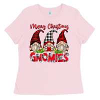 Merry Christmas Gnomies Ladies Tee | Teevron