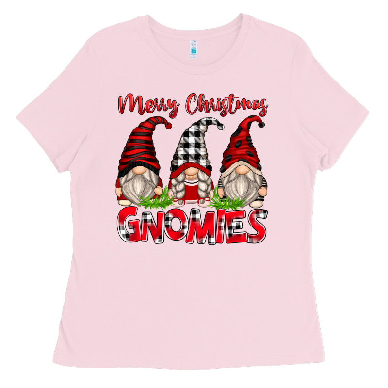 Merry Christmas Gnomies Ladies Tee by Zillion Design Studio | Teevron