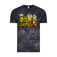 Cloud Black juneteenth afro coffee cups Vintage Tee - Jasminsmagicworld