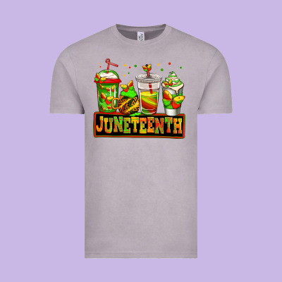 Juneteenth Afro Coffee Cups Vintage Tee Designed By Jasminsmagicworld