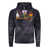 Cloud Black happy halloween Vintage Hoodie - AdoDesignShop