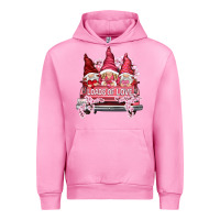 Fuchsia Pink Loads of love with flowers Valentine's Day Urban Hoodie - HowdyJamesFarm