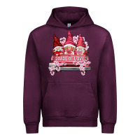 Mauve Wine Loads of love with flowers Valentine's Day Urban Hoodie - HowdyJamesFarm