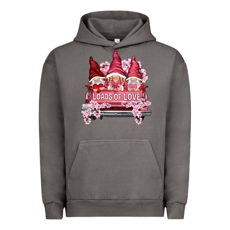 Loads Of Love With Flowers Valentine's Day Urban Hoodie by HowdyJamesFarm | Teevron