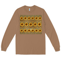 Leopard Glitter Sunflower Tumbler Long Sleeve Tee | Teevron