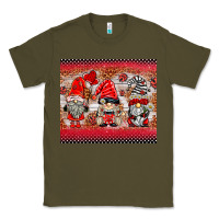 Army Green ladybug gnomies Classic Tee - BarkalooDesign
