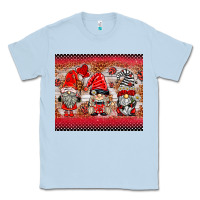 Dusty Blue ladybug gnomies Classic Tee - BarkalooDesign