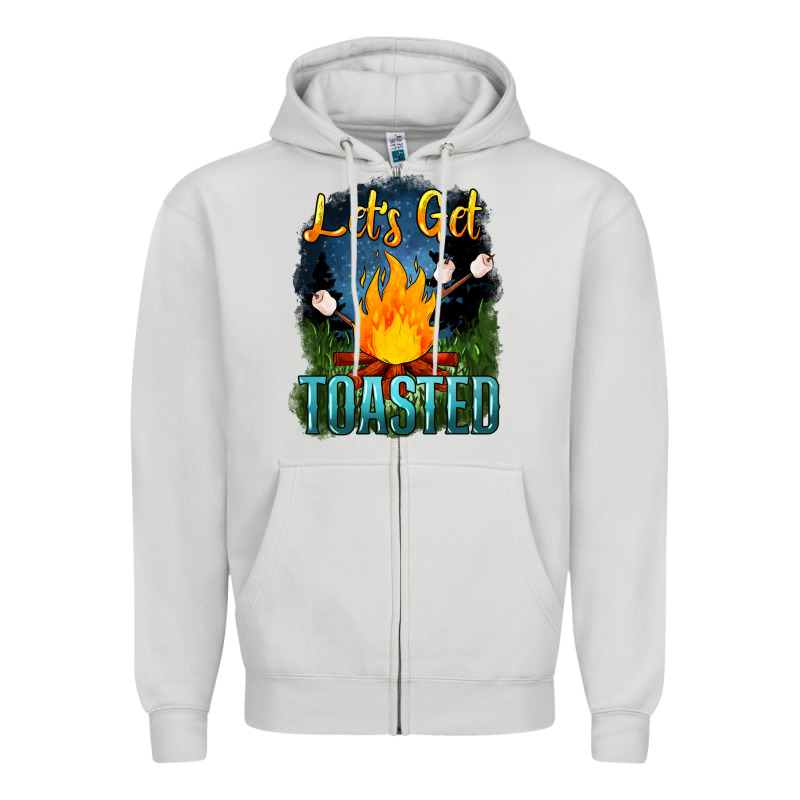 Lets Get Toasted Zipper Hoodie by NancyCooperArtShop | Teevron