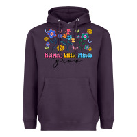 Plum helping little minds grow Heavyweight Hoodie - Artiststas