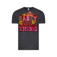 Vintage Black sassy little thing with crown Vintage Tee - AdoDesignShop