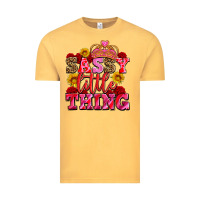 Vintage Mustard sassy little thing with crown Vintage Tee - AdoDesignShop