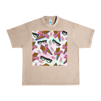 French Oak teacher thunderbolt and glasses Urban Heavy Tee - BundleAndBundleShop