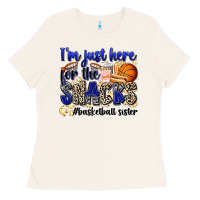 Bone i'm just here for the snacks #basketball sister Ladies Tee - Zillion Design Studio