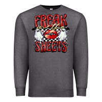 Charcoal Heather freak in the sheets Premium Sweatshirt - BarkalooDesign