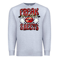 Heather Grey freak in the sheets Premium Sweatshirt - BarkalooDesign